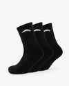 Crew Socks 3 Pack - Black