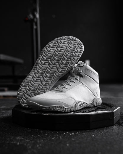 Apex Power High Top White — outsole detail
