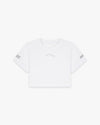 Women’s Competition Crop Top White - Anterior