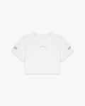 Women’s Competition Crop Top White - Anterior