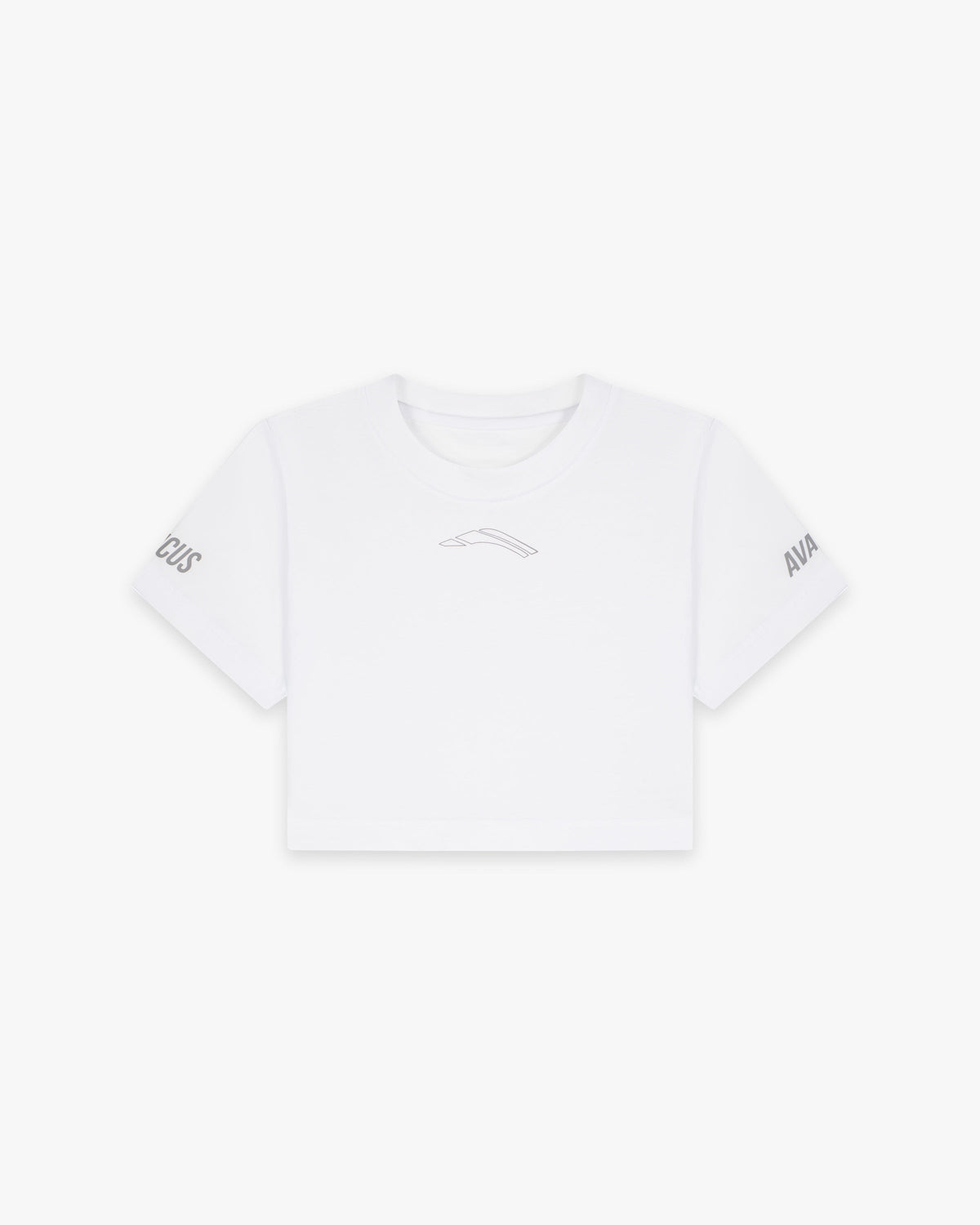 Women’s Competition Crop Top White - Anterior